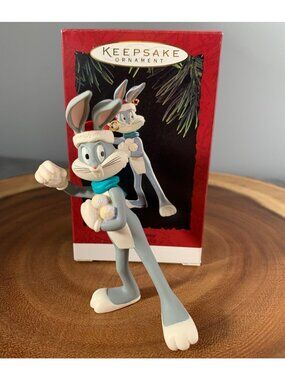 Bugs Bunny 1995 Keepsake Ornament Hallmark 4" Box 1995